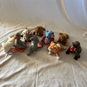 Ty Beanie Babies Plush Toys in Multicolor